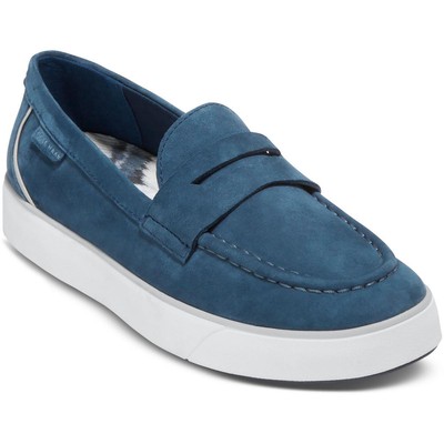 Женские мокасины Cole Haan Nantucket 2.0 синего цвета на плоской подошве 9 средних размеров (B,M) BHFO 8494