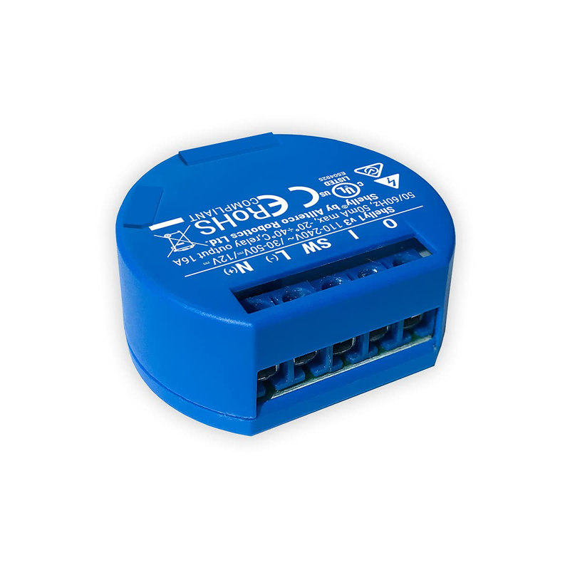 Shelly 1 Relay Switch, Wifi Smart Home Automation, Compatible with Alexa & Googl
