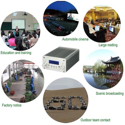 Retekess T15B 5W/15W FM Transmitter Long Range Wireless Mini Radio Broadcast ...