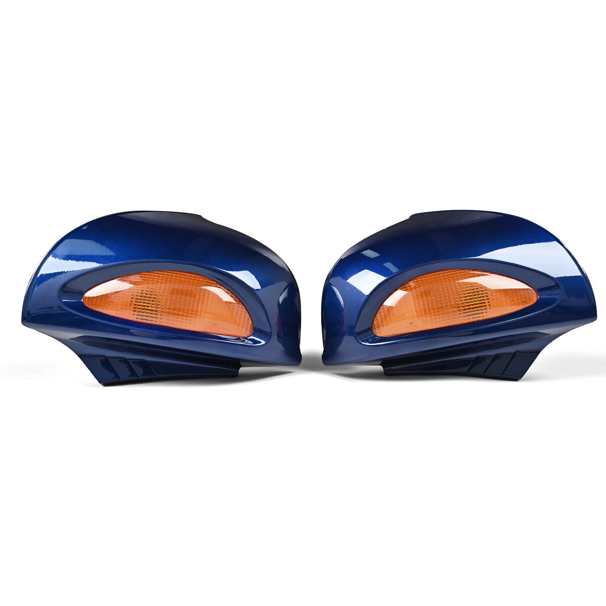 BMW R1100RT R1150RT Rear View Mirror Assembly Gloss Blue, 2pcs