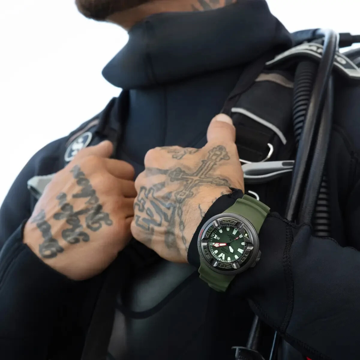 Pre-owned Citizen Promaster 48mm Ecozilla Bj8057-17x Professional Diver's 300m Men's Watch