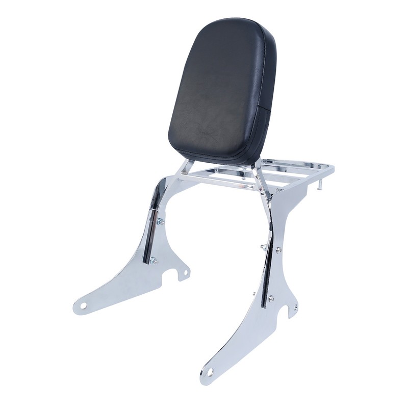Sissy Bar Backrest w/ Luggage Rack Fit For Kawasaki Vulcan VN400 800 1995-2012