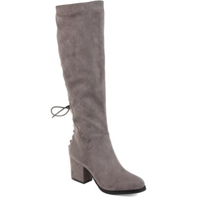

Женские серые сапоги до колена Journee Collection Leeda 9 Medium (B,M) BHFO 4763, Grey
