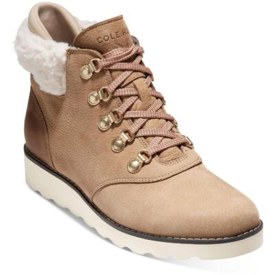 

Женские походные ботинки на танкетке Cole Haan из Нантакета BHFO 1543, Birch beige leather, Nantucket Rugged