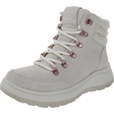 

Женские кожаные ботильоны Roxy Kaden цвета слоновой кости, размер 6, средний (B,M), BHFO 6247, Off white