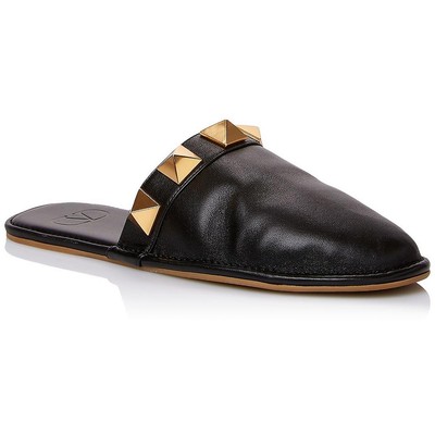 

Женские черные шлепанцы Valentino Garavani 39 Medium (B,M) BHFO 5366, Черный, TNWDH32