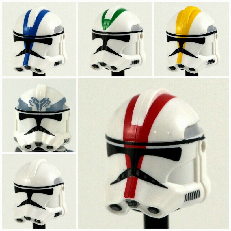 Clone Army Customs RP2 CLONE HELMETS for Star Wars Minifigures