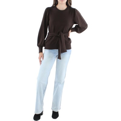 

Женский пуловер-блузка с ребристой отделкой Lauren Ralph Lauren BHFO 3507, Коричневый