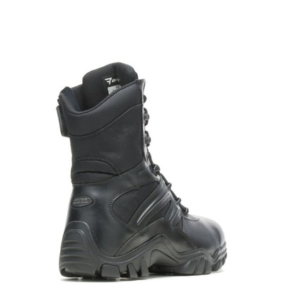 Pre-owned Bates Men's Delta-8 Side-zip Boot Black - E02348, Black