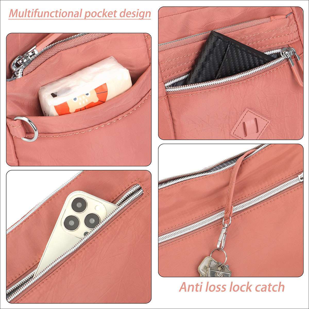 Large Womens Cell Phone Purse Wallet Handbag Case Shoulder Bag Cross Body Pouch