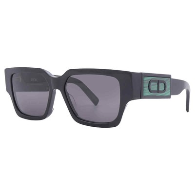 Pre-owned Dior Grey Square Men's Sunglasses Dm40066u 01a 55 Dm40066u 01a 55 In Gray