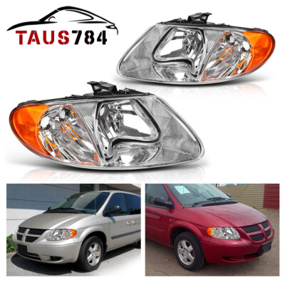 Headlights Assembly For 2001-2007 Dodge Grand Caravan Chrysler Town & Country