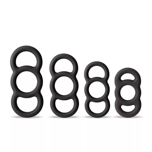 Men 4PCS Penis Cock Rings Set Prolong Delay Sex Toys Male Erection Enhancer Pump Men 4PCS Penis Cock Rings Set Prolong Delay Sex Toys Male Erection Enhancer Pump