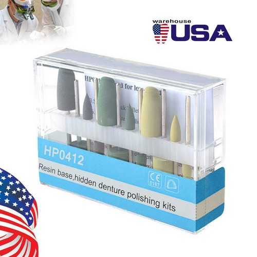 Dental Resin Base Hidden Denture Polishing Kit HP0412 for Low-Speed Handpiece