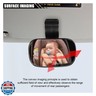 LAINLOY Car Mirror for Baby, Adjustable Back Seat Baby Mirror, Facing Toddler Rearview Mirror, Wide Angle Convex Mirror, Clip-on, for Viewing Rear Passengers (1PCS)