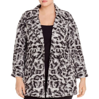 

Женская серая короткая куртка из искусственного меха Nic + Zoe Wild and Free  BHFO 2893, Multi, Wild and Free