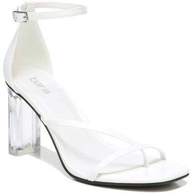

Женские босоножки Bar III Blakke White Dressy Dress Shoes 8 Medium (B,M) BHFO 7084, White smooth