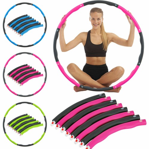 8 Teile Hula Hoop Reifen Fitness Schaumstoff 1 KG Bauchtrainer Fitnesstraining