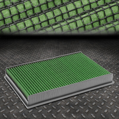 ДЛЯ VW CC/EOS/PASSAT/TT ЗЕЛЕНАЯ МНОГОРАЗОВАЯ/ПРОЧНАЯ ПАНЕЛЬ ВПУСКА ВОЗДУШНОГО ФИЛЬТРА ДВИГАТЕЛЯ