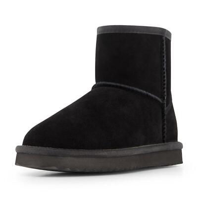 Emu Ridge Womens Sophie Mini Suede Wool Shearling Boots Cold Weather BHFO 0232