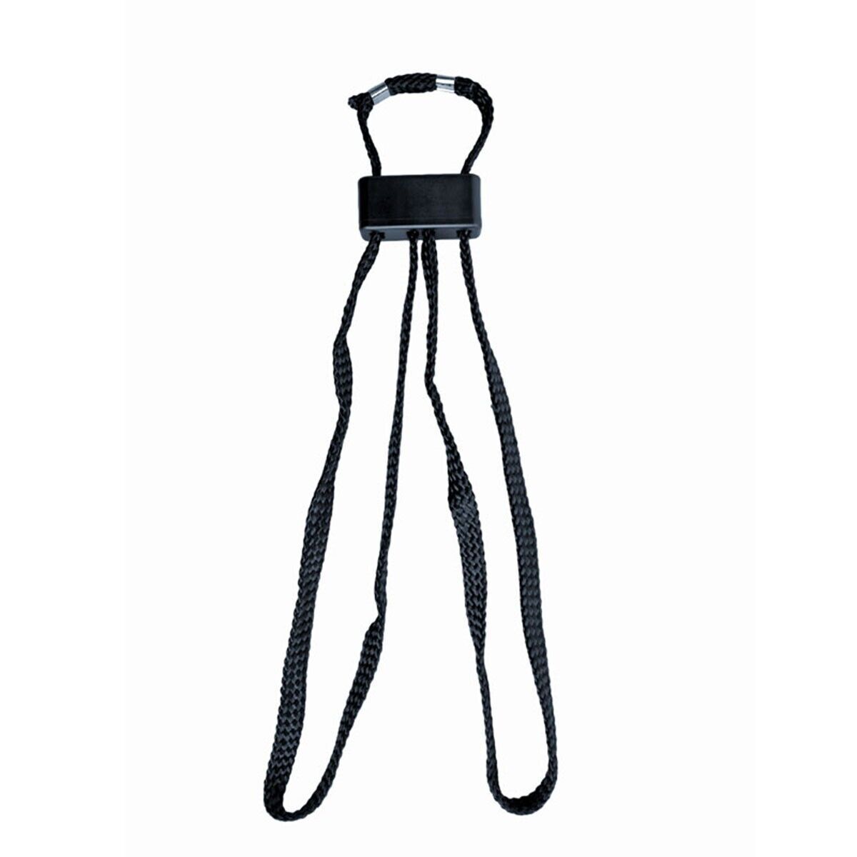 Einweghandfessel aus Stoff schwarz für Polizei, Strafvollzug, Zoll und private