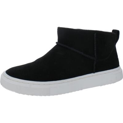 Женские угги Alameda Black Mini Winter & Snow Boots 7 среднего размера (B,M) BHFO 3140