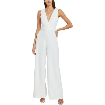 

BCBGMAXAZRIA Женский трикотажный комбинезон без рукавов цвета слоновой кости  BHFO 7981, Off white