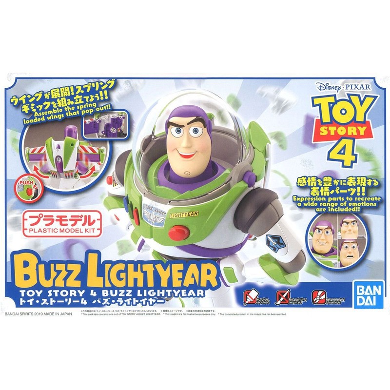 Bandai Disney Pixar Toy Story 4 Buzz Lightyear Plastic Model Kit