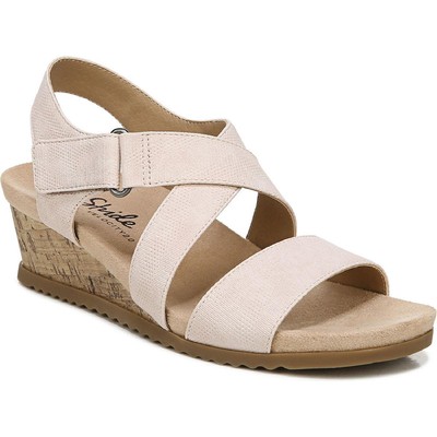 Женские босоножки LifeStride Sincere розового цвета на танкетке шириной 8 см (C, D, W) BHFO 0813