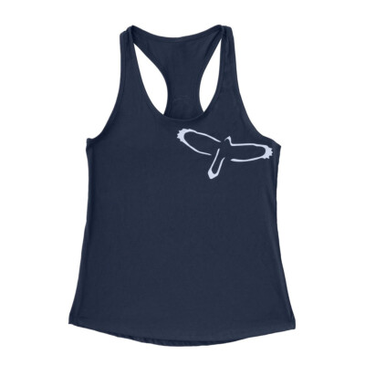 PRS Paul Reed Smith Women's Racerback Tank Top T-Shirt, Slate Blue, Large