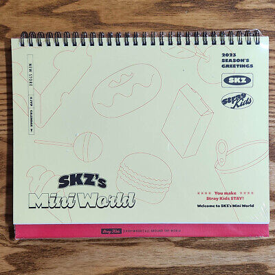 Official Desk Calender Stray Kids 2023 Season's Greeting SKZ's  Mini World Kpop