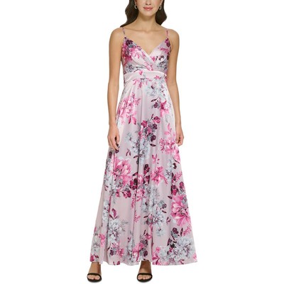 Женское розовое атласное платье для коктейлей и вечеринок Vince Camuto 8 BHFO 8590