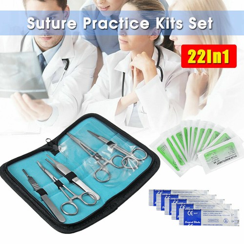 23x Chirurgische Nahtkissen Naht Kit Instrumente Medizin Studenten