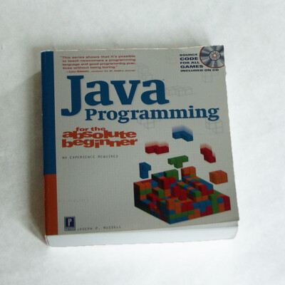 Java Programming for the Absolute Beginner, Paperback by Russell, Joseph P, DVD