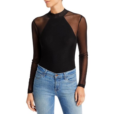 

Женская черная рубашка с длинным рукавом цвета морской волны, топ  BHFO 5166, Черный