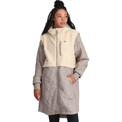 Pre-owned Kari Traa Ruth Quilted Jacket - Women's In Wgrey