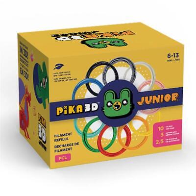 3Doodler Pika3D Junior Refill Box, 10 цветов #PIKAJRFILL10