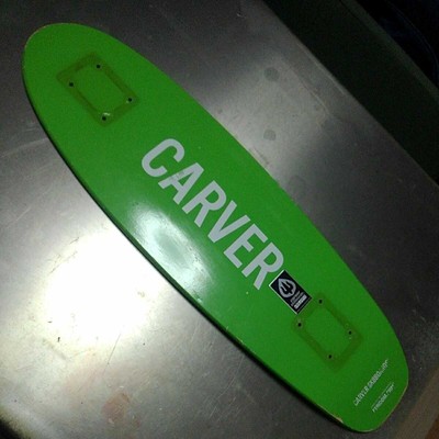 Carver genuine aluminum numbered skateboard deck surf skate cruiser