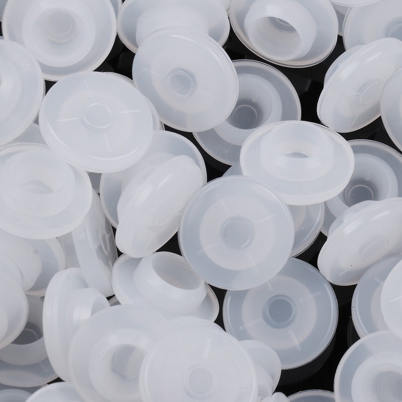100Pcs 20 mm caoutchouc bouteille bouchons injection ports d/'étanchéité auto-guérison Couvercles NEUF