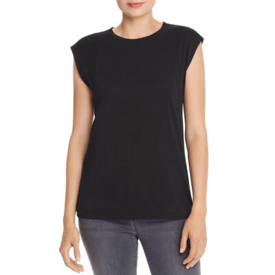 

Футболка Frame Womens Black Muscle Mid Rise Tank Top  BHFO 4595, Noir