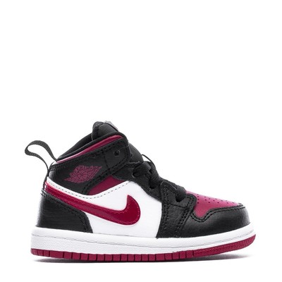 

Кроссовки Jordan 1 для малышей Mid Black/Noble Red-White (640735 066) —