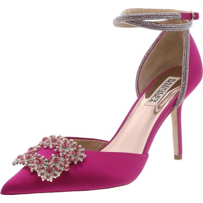Женские туфли Badgley Mischka с ремешком на щиколотке Saint Pink 7.5 Medium (B,M) BHFO 1837