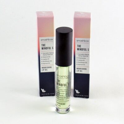 2 Smashbox The Mindful 5 Nourishing Lip Oil - Set Of 2 x 0.14 Oz. / 4.2mL