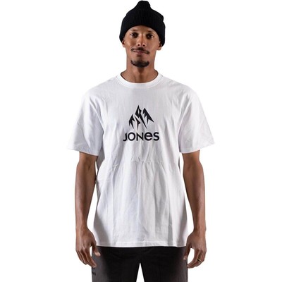 

Футболка Jones Snowboards Truckee — мужская белая, Белый, Jones Snowboards