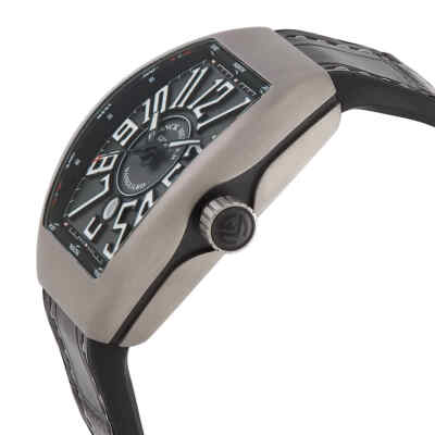 Pre-owned Franck Muller Vanguard Automatic Grey Dial Men's Watch 45scbrshgrywht
