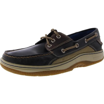 Мужские коричневые кожаные туфли-лодочки на шнуровке Sperry, кроссовки 9 Medium (D) BHFO 0815