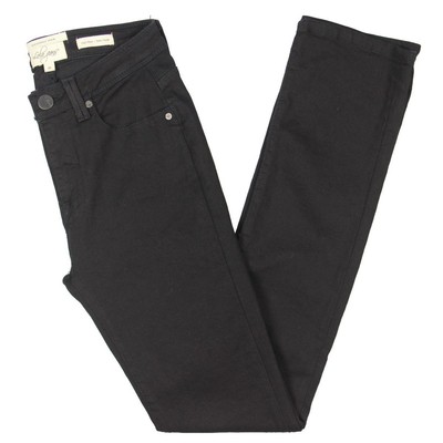 

Lola Jeans Женские черные джинсы скинни из трикотажа с высокой посадкой  BHFO 7006, Черный, BHFO