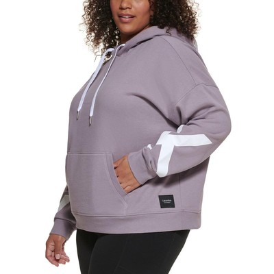 

Calvin Klein Womens Performance Sweatshirt Hoodie Loungewear Plus BHFO 1145, Lilac