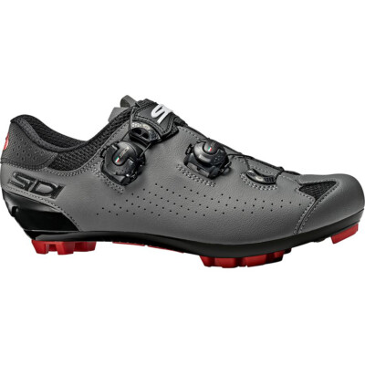 Sidi Men's Dominator 10 MEGA (EE) MTB Cycling Shoes Black/Grey EU 44 / US 9.6