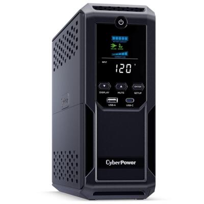 CyberPower CP1500AVRLCD3 1500VA/900W Intelligent LCD Mini-Tower UPS, NEMA 5-15P